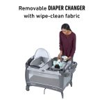 Graco Pack 'n Play Close2Baby Bassinet Playard Features Portable Bassinet Diaper Changer and More, Derby - Image 36